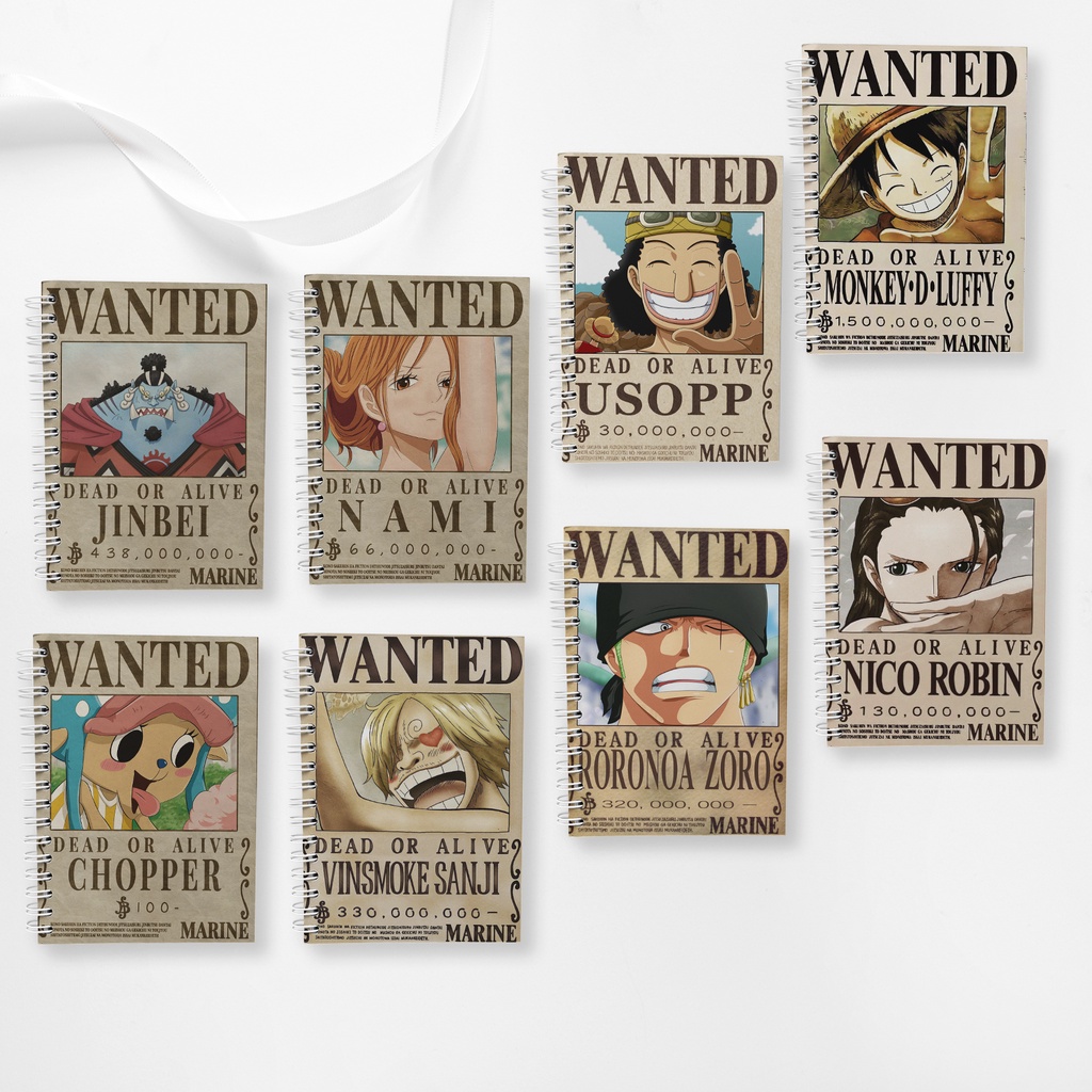 

Note Book Spiral Large (10 cm X 14 cm) Edisi Bounty One Piece