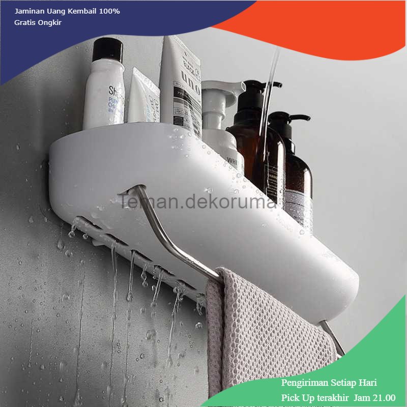 TD - PR ECOCO Rak Gantung Kamar Mandi Organizer Storage Rack - E1923