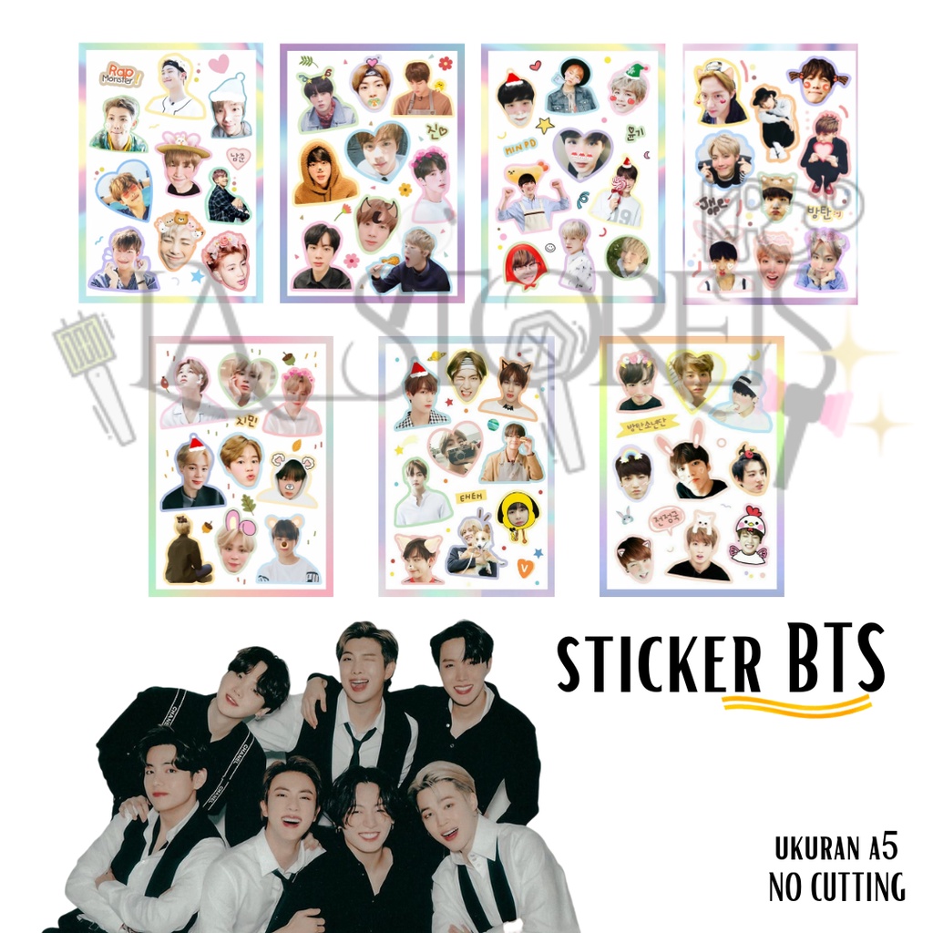 

STIKER A5 KPOP BTS NO CUTTING ANTI AIR