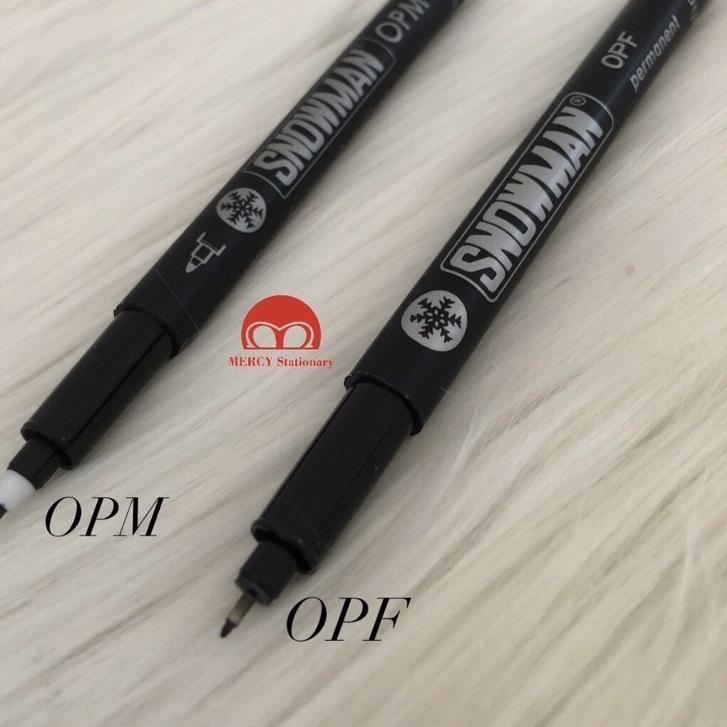 

⇅ Spidol OHP Marker Snowman OPF OPM Permanent atk り