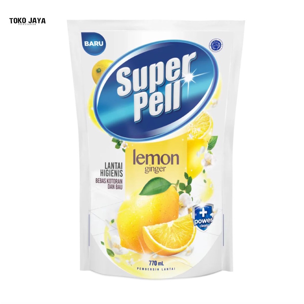 SUPER PEL LEMON GINGER PEMBERSIH LANTAI 750ml