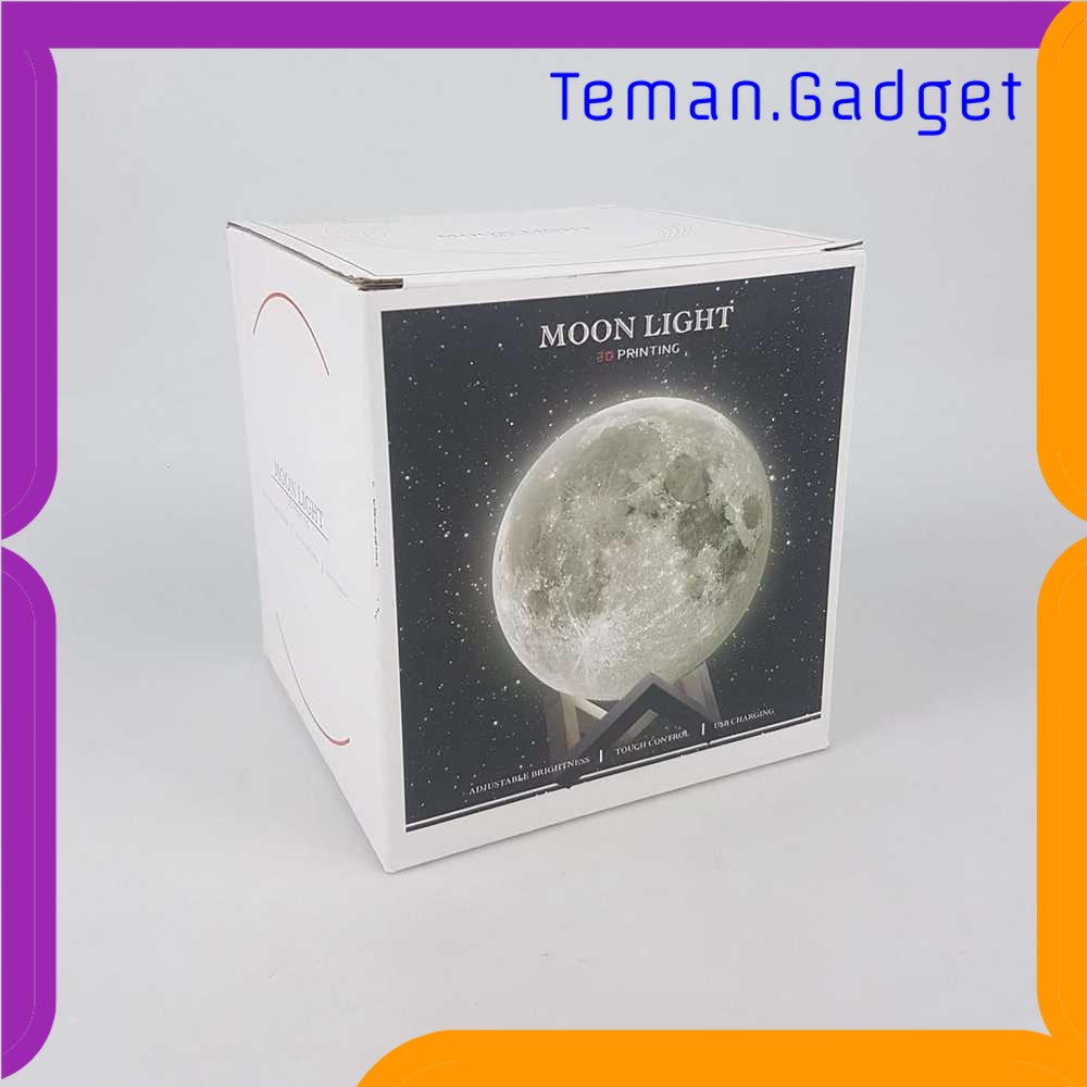 TG-LMP OUIO Lampu Tidur 3D Printed Moon Night Light Lamp 16 Color - OU16