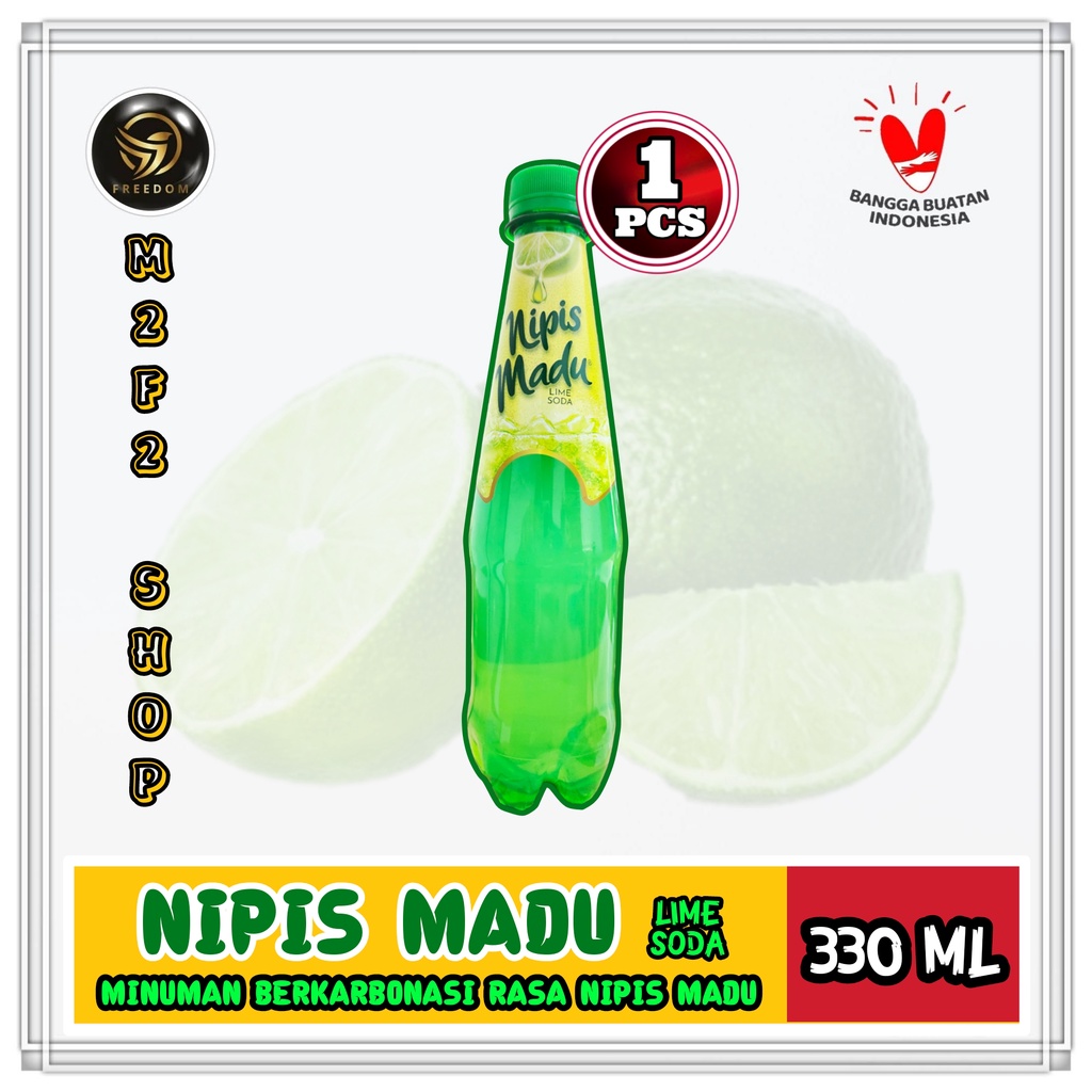 

Minuman NIpis Madu Lime Soda Botol Pet | Jeruk Nipis - 330 ml (Kemasan Satuan)