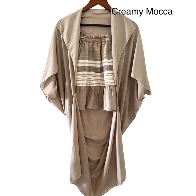 Outer dan inner tenun lurik pewarnaan alam