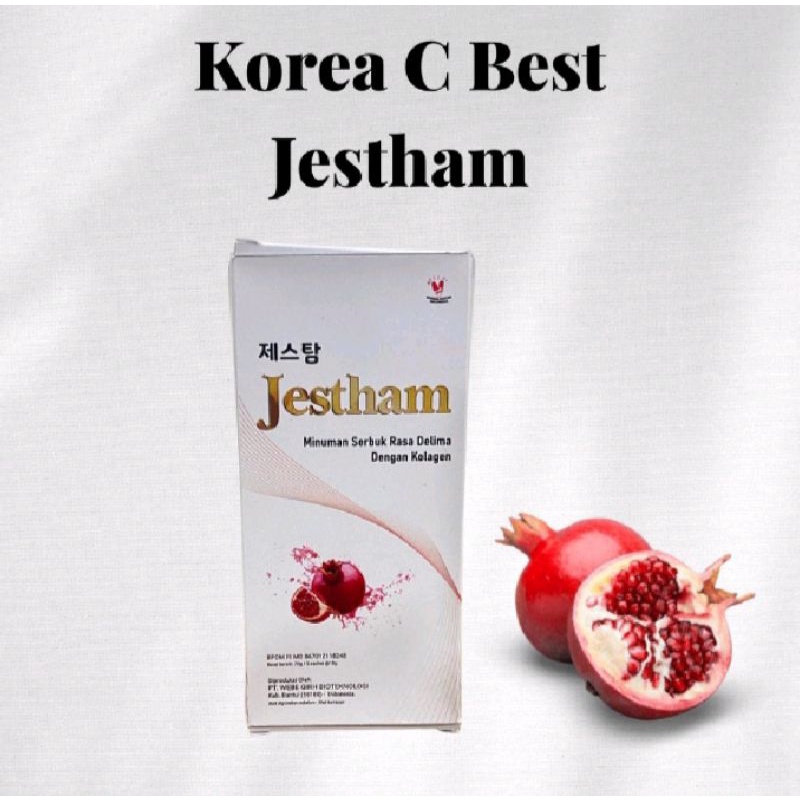 Original [SIAP KIRIM] C BEST KOREA JESTHAM COLLAGEN PREMIUM ZEKINESIA KROMOSOM Exp Baru