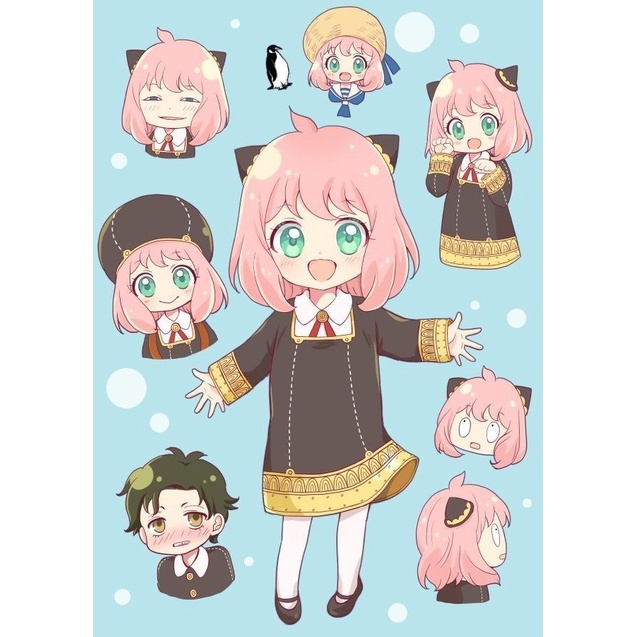 Stiker Anya Spy X Family / Anya Forger
