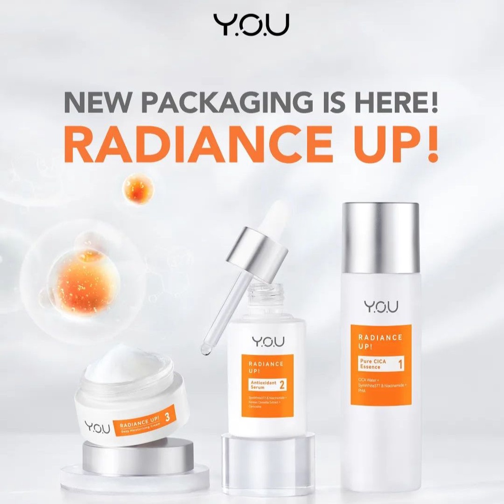 ★ BB ★ Y.O.U Radiance Up! SERIES | Pure CICA Essence - Antioxidant Serum Deep - Moisturizing Cream | YOU