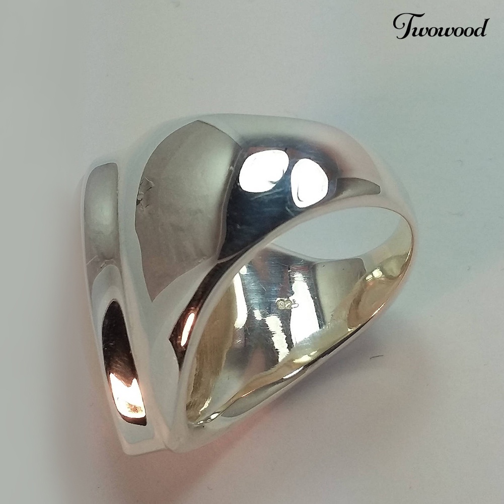 Cincin Berlian Imitasi Bentuk Waterdrop Gaya Vintage Punk Untuk Wanita