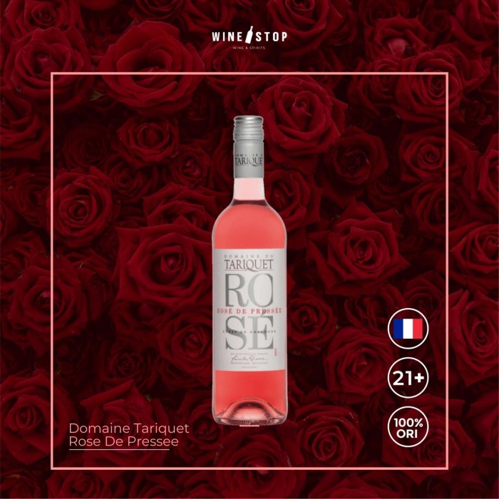 Jual Rose Wine Domaine Tariquet Rose De Pressee Ml Shopee Indonesia