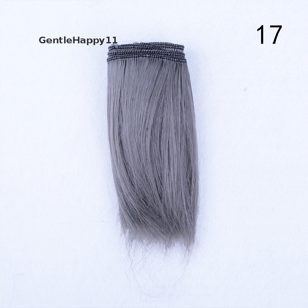 Gentlehappy 10cmx100cm DIY Welf Fringe Wig High-temperature Wire Hair Untuk1 /3 1 /4 BJD Doll id