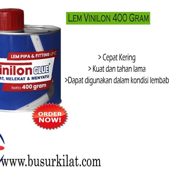 

LEM PIPA PVC VINILON GLUE 400 GRAM + KUAS