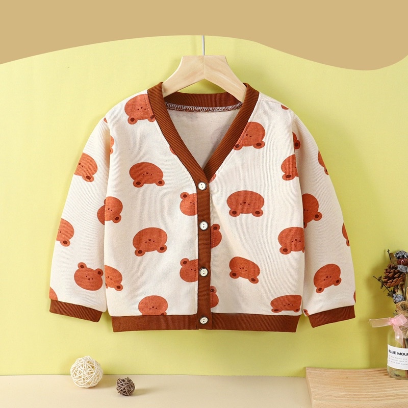 Sweater Anak Bayi/Jaket Anak Bayi Motif Bear