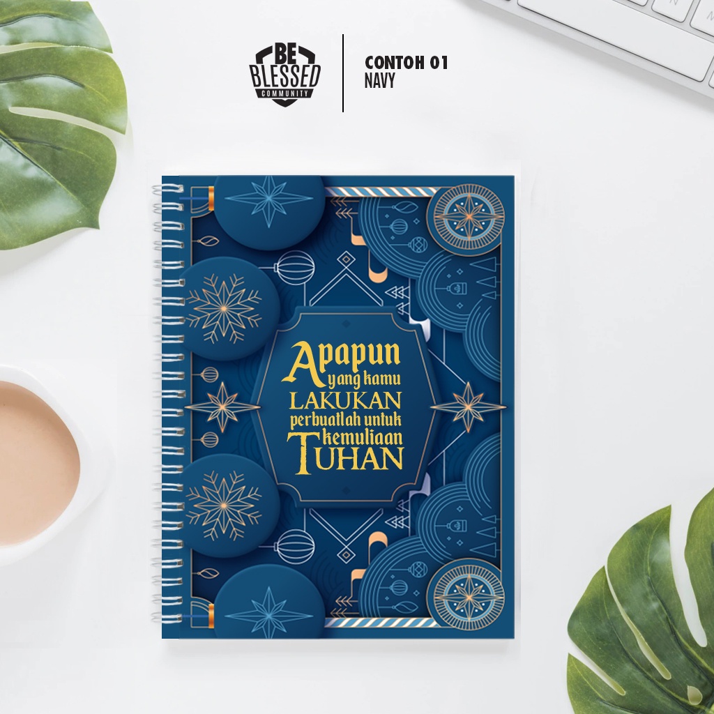 

Notebook Hard Cover Diary Agenda Buku Catatan Kotbah Rohani Kristen Katolik A6 A5 B5