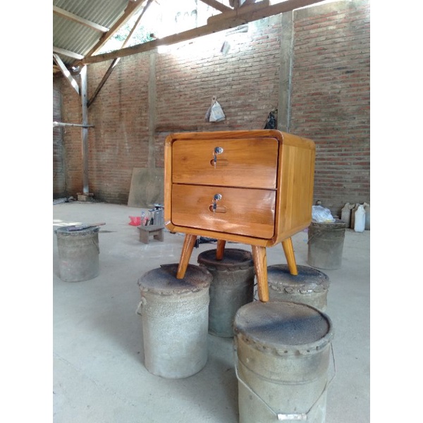 NAKAS RETRO JATI/ LEMARI LACI MINIMALIS JATI/ NAKAS LACI 2 JATI