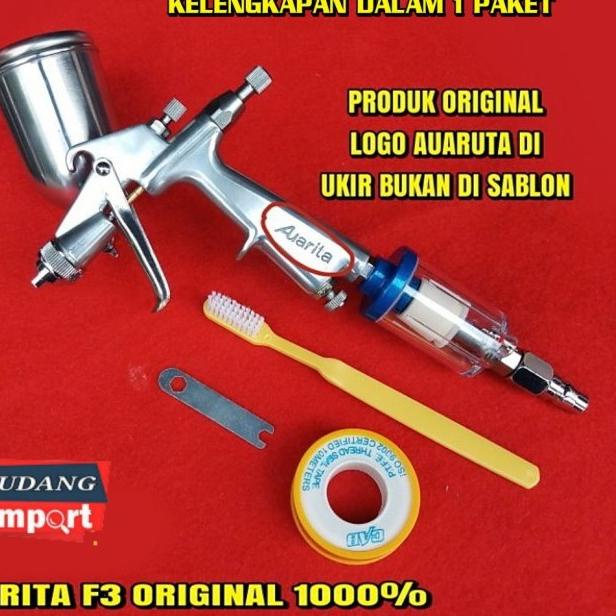 SPRAY GUN SPRAYGUN AUARITA F3 ORIGINAL 1000%