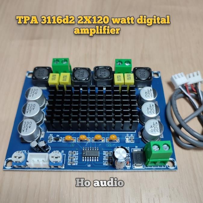 TPA3116D2 kit power amplifier class d stereo module tpa3116 2x120watt