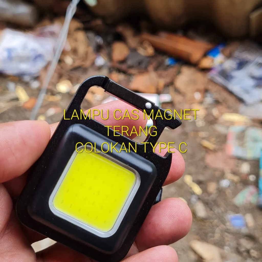 J455 LAMPU MINI MAGNET LED COD KEY CAS TYPE C TERANG SINAR EMERGENCI keychain light rechargeable gantungan kunci lampu LED camping emergency ASLI SLEEP TIDUR DARURAT BELAJAR PORTABLE NIGHT LIGHT EMERGENCY EMERGENSI SENTER SLEEP WALL TEMBOK SLEEPING MA