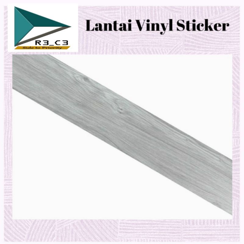 Lantai Vinyl Sticker 45.7cm x 15.2cm |Lantai Parker Sticker