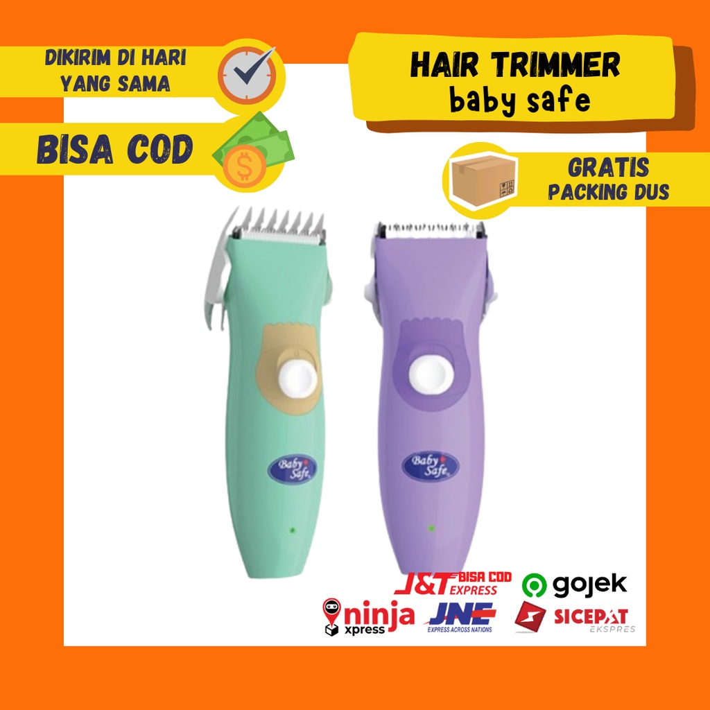 Hair Trimmer Baby Safe Alat Cukur Pencukur Rambut Bayi Anti Iritasi Mulai 3m+ 3m HT001 Pemangkas Pangkas