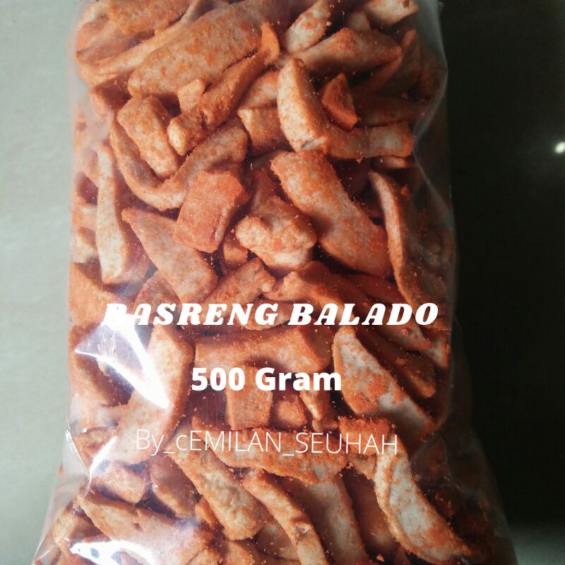 Basreng Stik balado gurih kriuk 500 gram