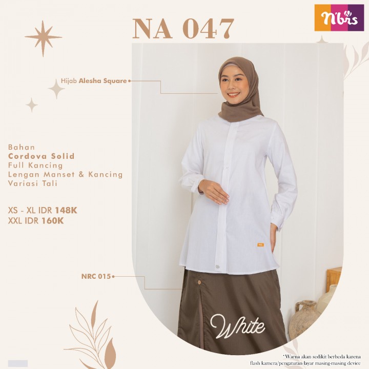 Atasan Nibras NA 047 Terbaru / Fashion Wanita / Kemeja Wanita / Baju / Nibras