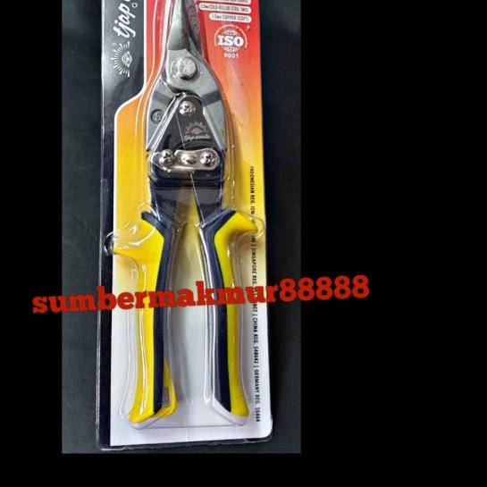 gunting seng / gunting baja ringan 10" lurus cap mata (eyebrand)