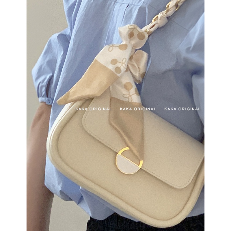 Suhao niche tas ketiak wanita musim panas 2022 baru trendi high-end fashion chain bag all-match small square bag messenger bag