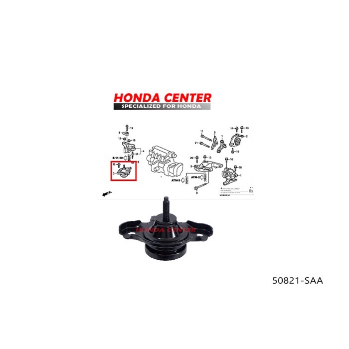 ENGINE MOUNTING JAZZ 2004-07 VTEC IDSI NEW CITY 2003-08 VTEC (MATIK)