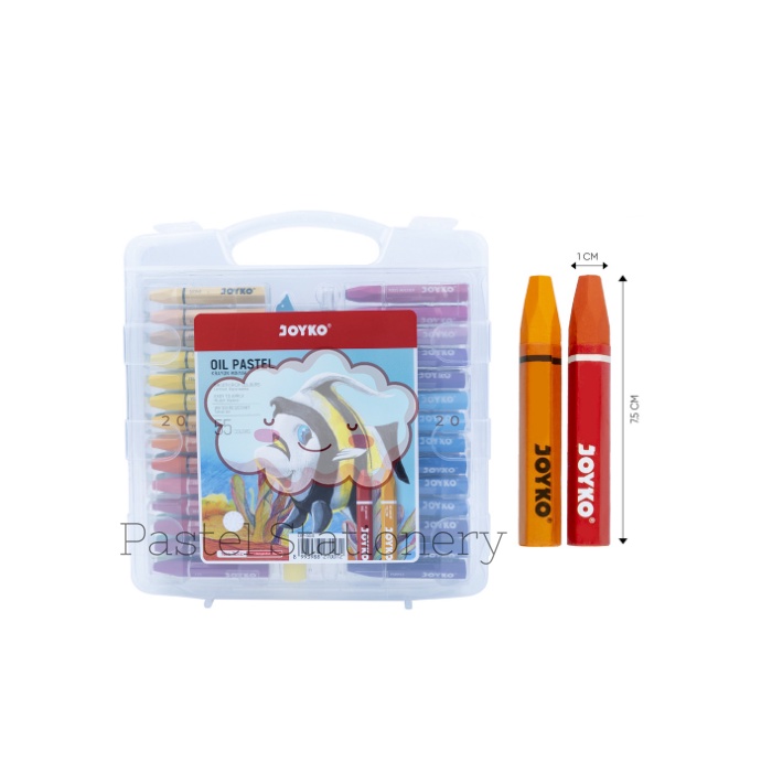 

Crayon Joyko Titi 55 Warna OP-55S - Oil Pastel Color Krayon Joyko