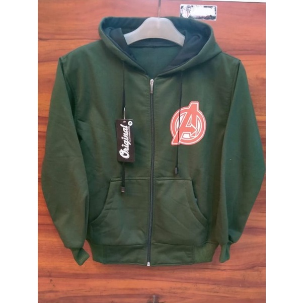 0jaket jemper anak avenjer zipper usia 6_12thn/jaket resleting anak freefire/jaket anak avenje terbaru