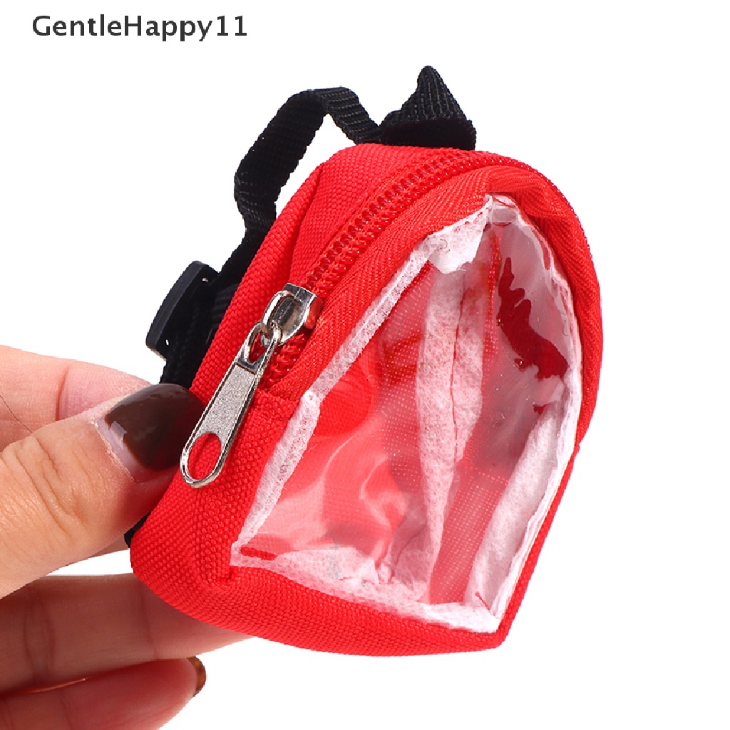 Gentlehappy Mainan Miniatur Tas Ransel Sekolah Untuk Dekorasi Rumah Boneka 1 / 6