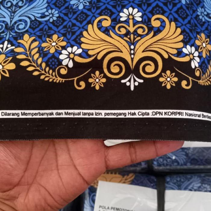 Bahan Kain Batik Seragam Korpri Premium Sritex 50S