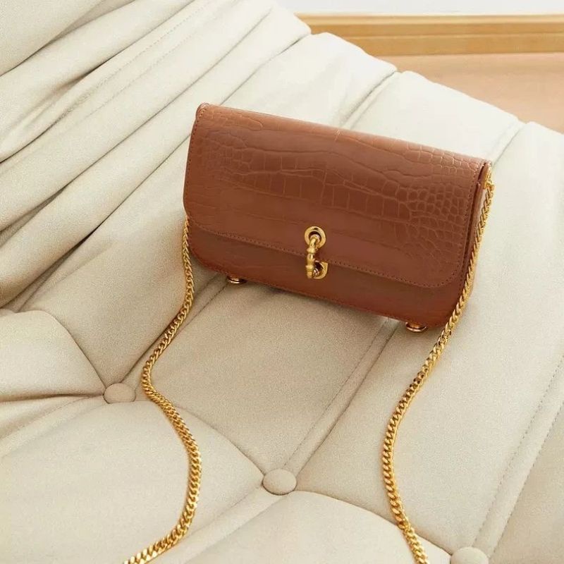 9.9 SALE | CK Meriah Croc-Embossed Clutch