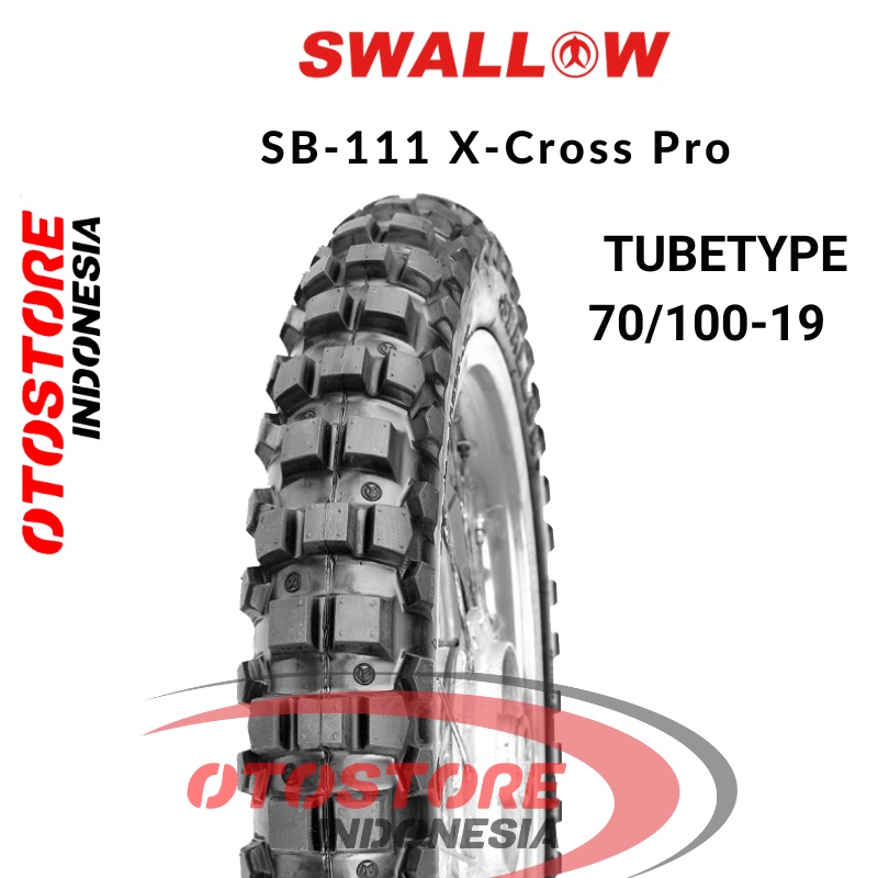 Ban Luar Motor Swallow SB-111 X-Cross Pro 70/100-19 RING 19 Ban Motor Motocross  RING 19 SB 111 X CR