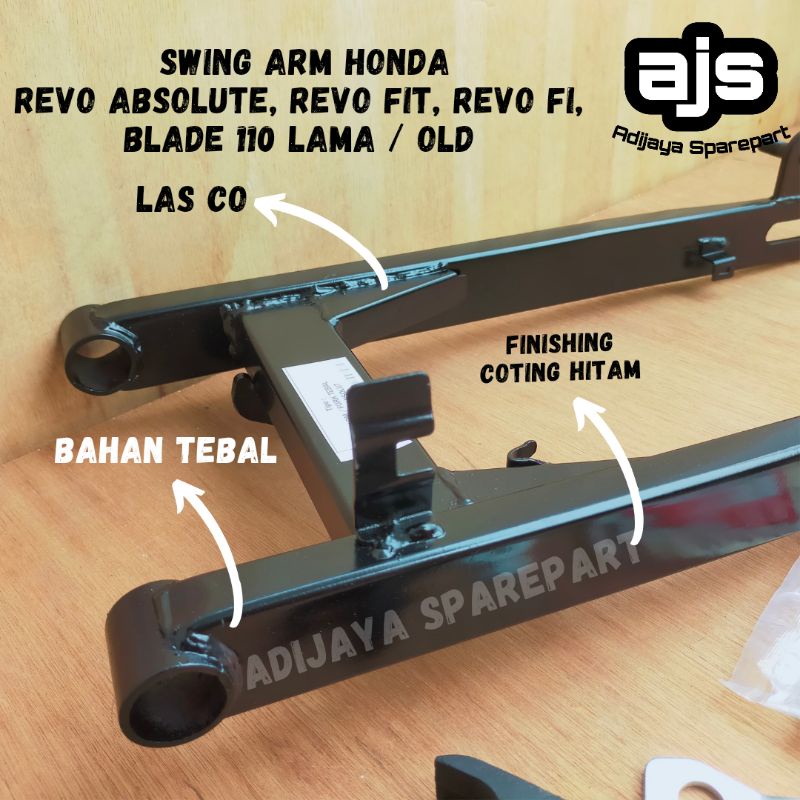 Fork Swing Arm Arem Lengan Ayun Motor Honda Revo Fit Absolute Abs 110 Fi Injeksi Model Asli Ori Orig