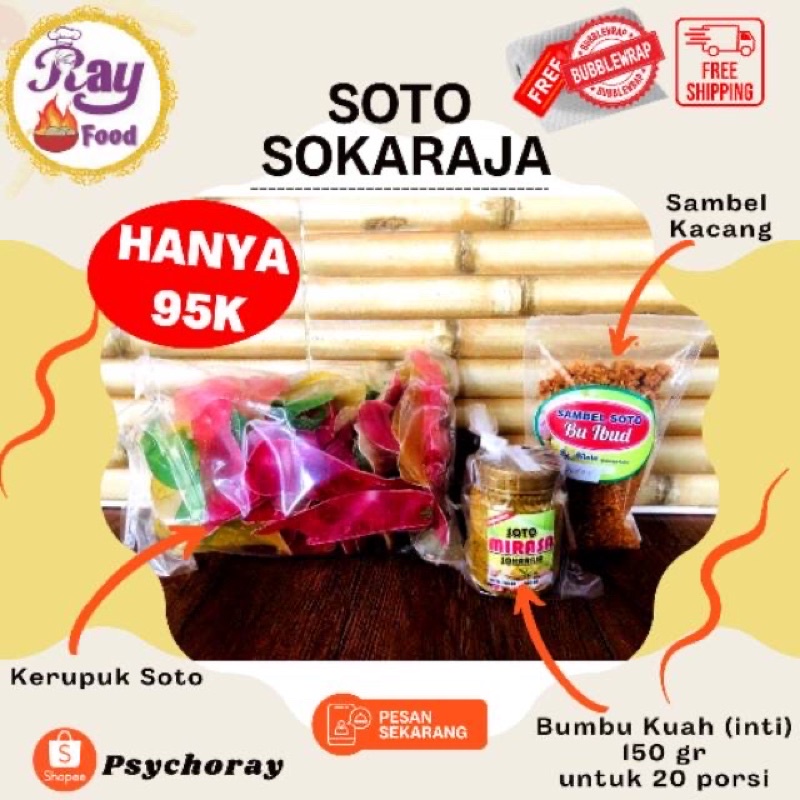 

Bumbu Instan “SOTO MIRASA” ASLI Khas Sokaraja