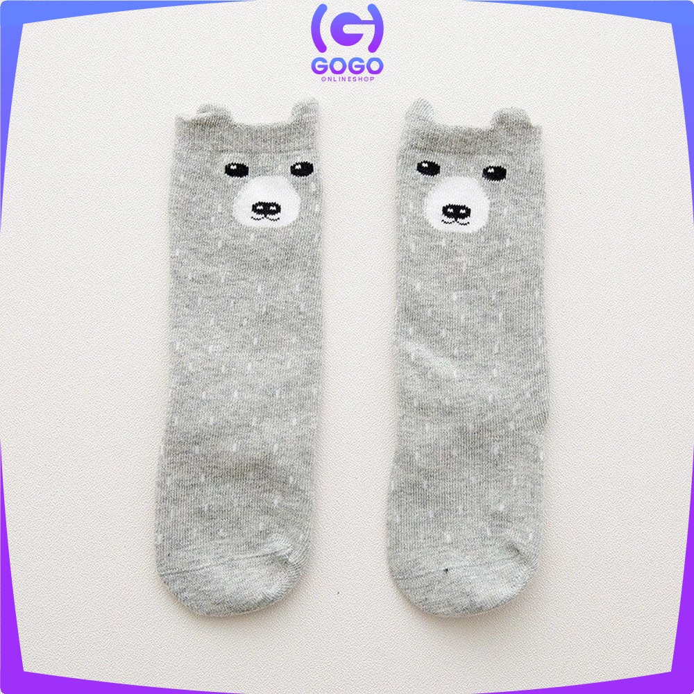 GOGO-P6 Kaos Kaki ANTI SLIP Anak Bayi Panjang Motif Lucu Kaus Kaki Fashion Korea Socks Import Murah