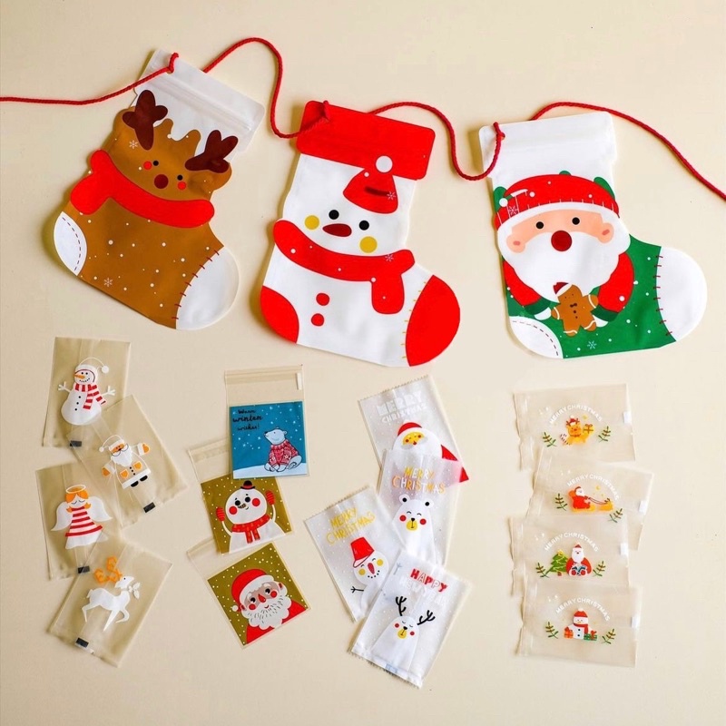 Plastik Kue Cookies Natal Christmas Cookies Zip Lock Plastik Kue Tema Natal