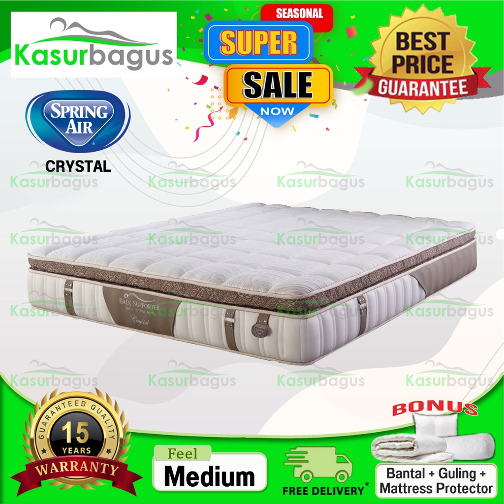 Spring Air Kasur Springbed Crystal - Kasur Saja 120x200