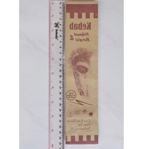 

て Kemasan kebab murah dan besar Dus Kebab (isi 50 pcs) €