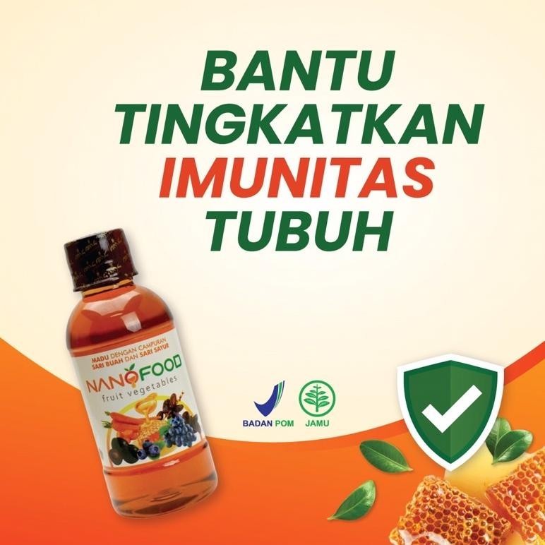 Madu Nano Food Nikmaka Nanofood Campuran Buah & Sayur Stamina Vitamin