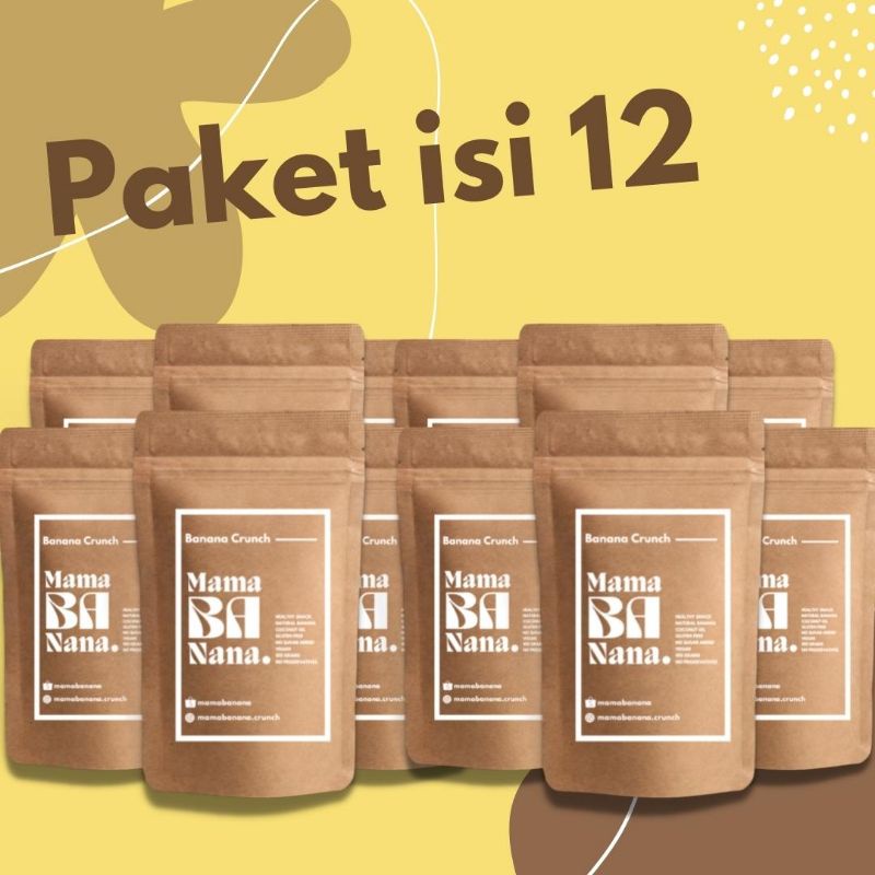 

Mamabana Crunch - Paket isi 12
