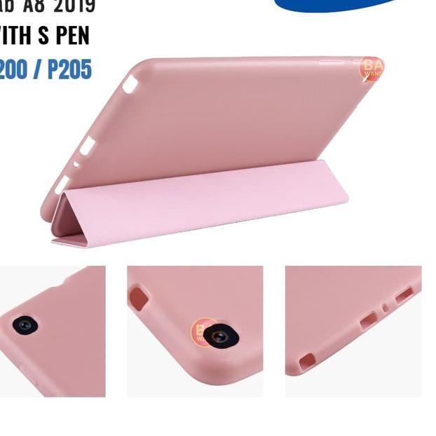 Flip Smart Cover Soft Case Softcase SAMSUNG Tab A8 2019 P200 P205 - Navy