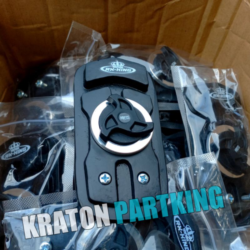 TUTUP TANGKI RX KING COPY B PRO WARNA HITAM TEBAL TERBARU
