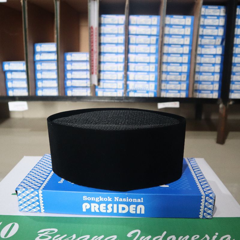 Songkok Peci Hitam Full AC / Jaring Presiden