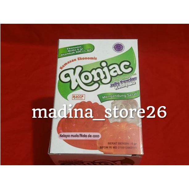 MURAH MERIAH JELLY POWDER KONNYAKU MEREK, KONJAC Rasa KELAPA MUDA