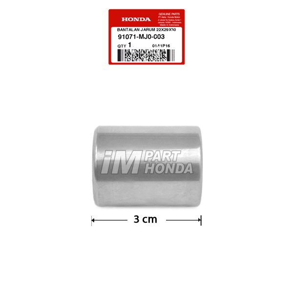 91071-MJ0-003 Laher Swing Arm Bearing Needle 22X29X30 CBR 250 R CBU Thailand