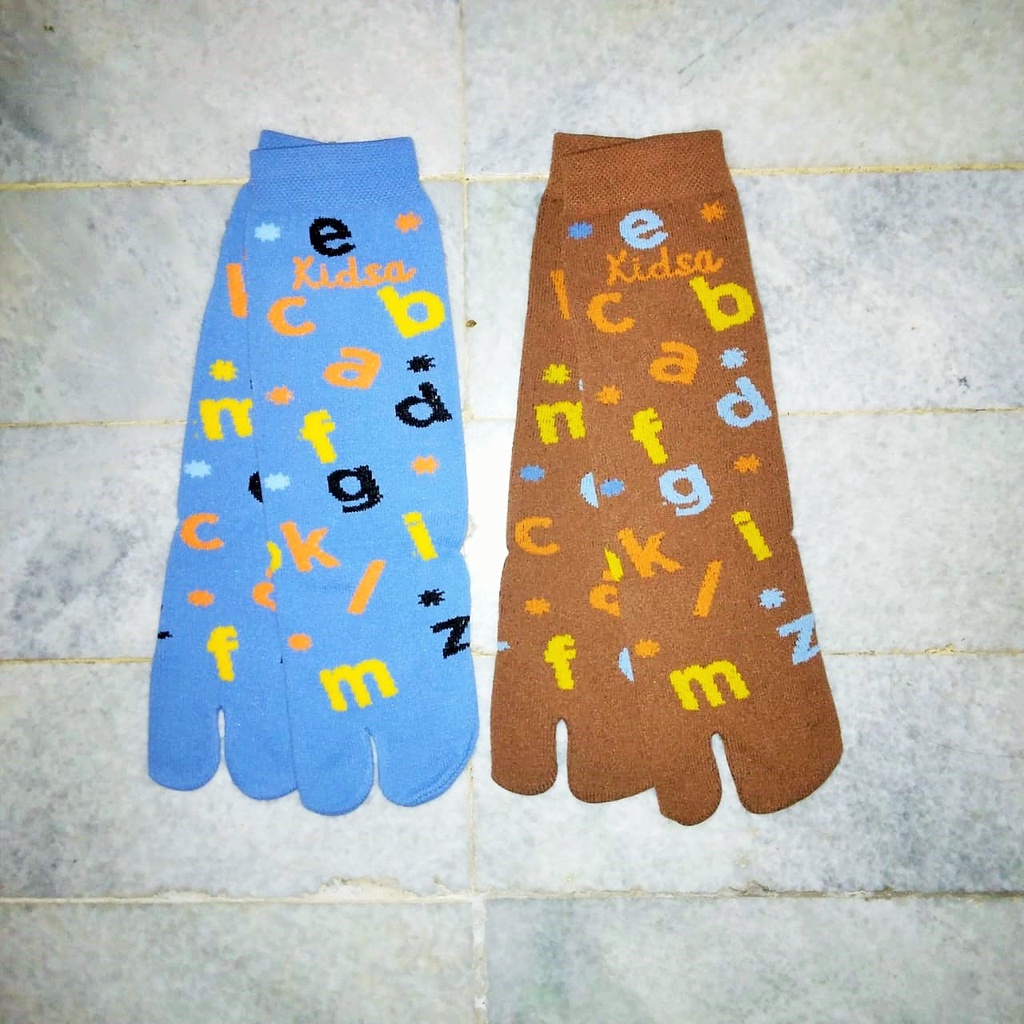 Kaos kaki kanik anak kidsa laki laki perempuan motif smile picnic space sunflower aljabar flower polkadot traveli alfabet