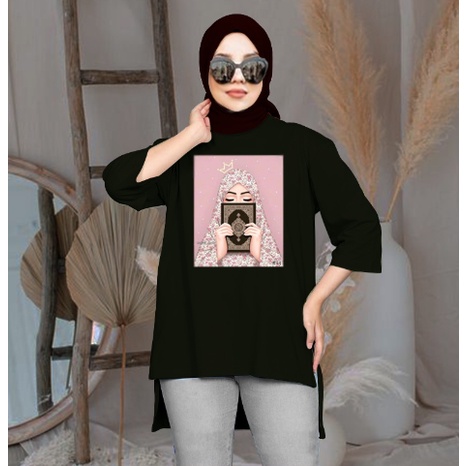 FC - TUNIK BASIC OVERSIZE WANITA HIJAB'S VARIASI 0290 DTF