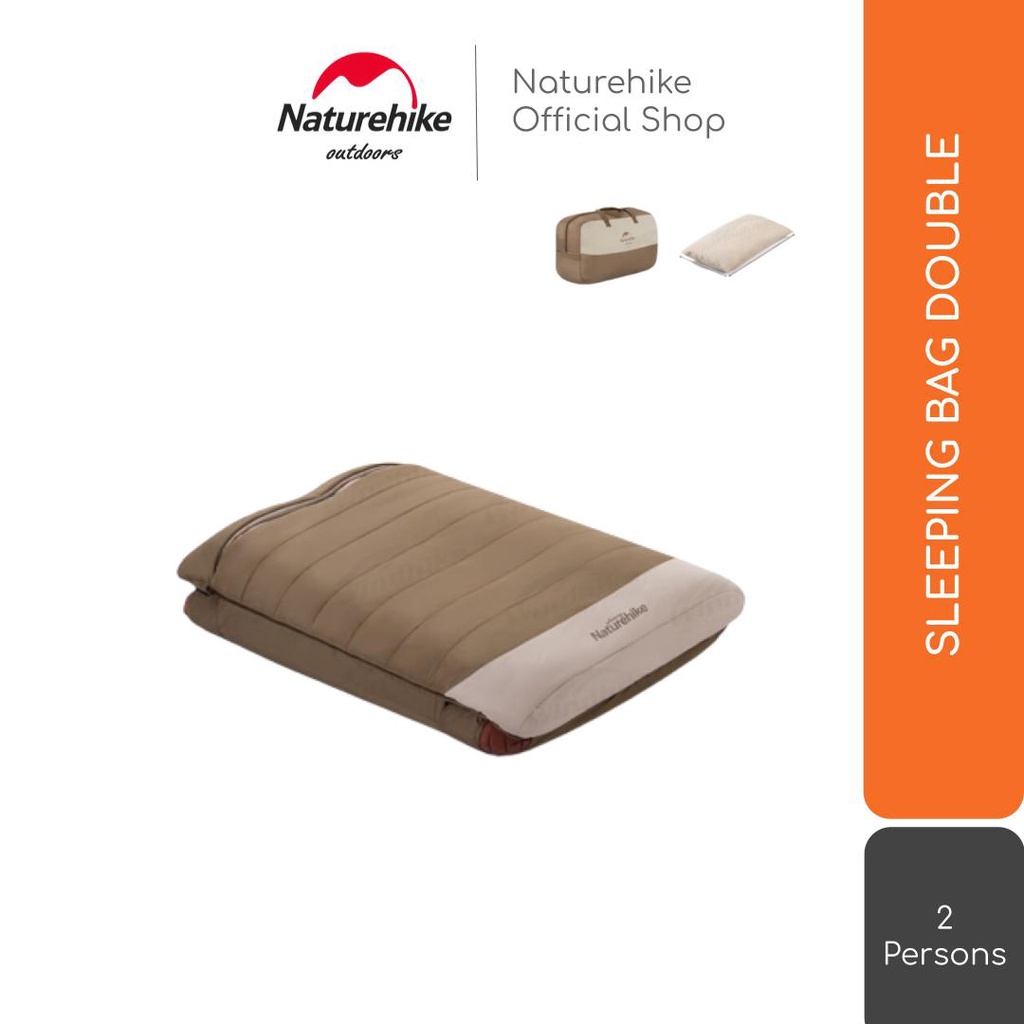 SLEEPING BAG SELIMUT CAMPING DOUBLE / 2 ORANG NATUREHIKE NH21MSD02